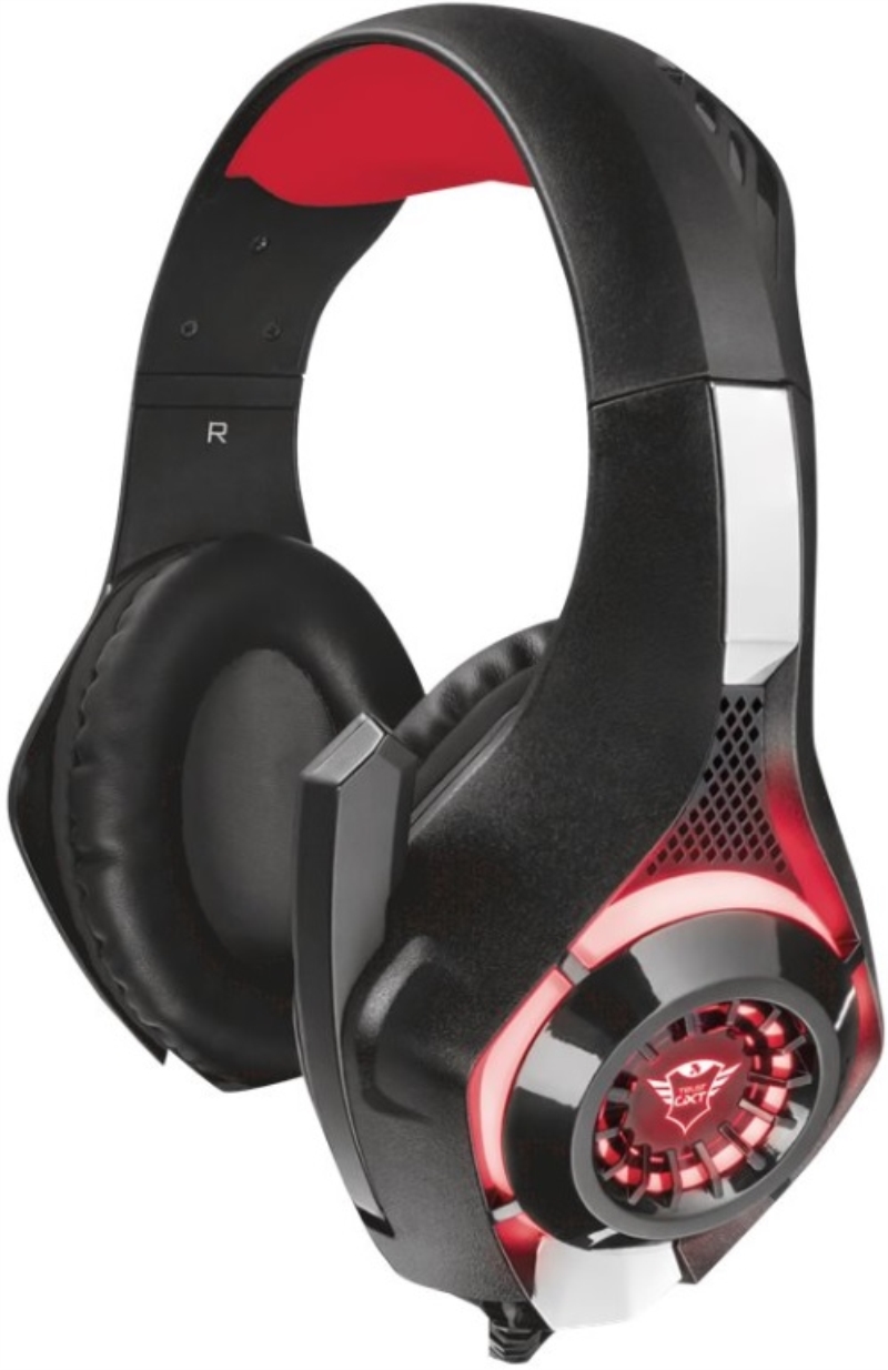 TRUST CUFFIA GAMING TRUST CARUS GXT 313 NERA CON LED TRUST CUFFIA GAMING TRUST CARUS GXT 313 NERA CON LED